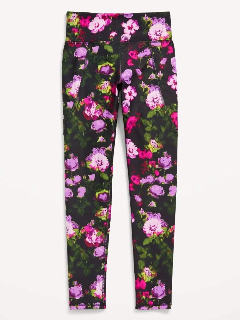 Old Navy Girls Large (10- 12) High Rise Leggings Floral Print